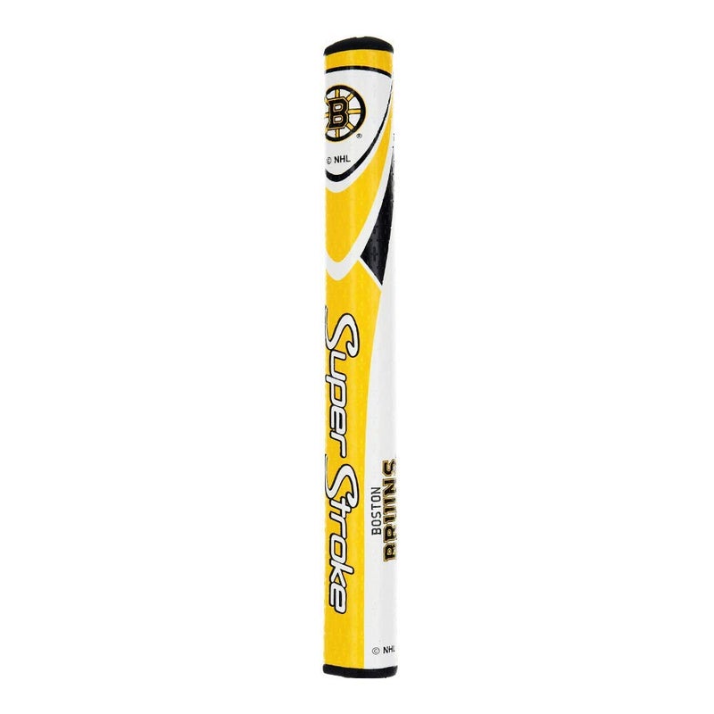 Super Stroke SuperStroke NHL Golf Putter Grip, Boston Bruins (Mid Slim 2.0) | Officially Licensed Through Team Golf | Cross-Traction Surface Texture and Oversized Profile | Even Grip Pressure,Black/Gold - Image 2